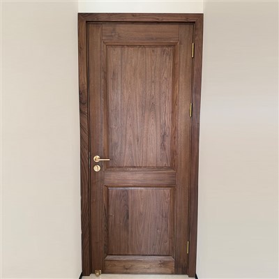 Streamed Line Walnut Solid Door